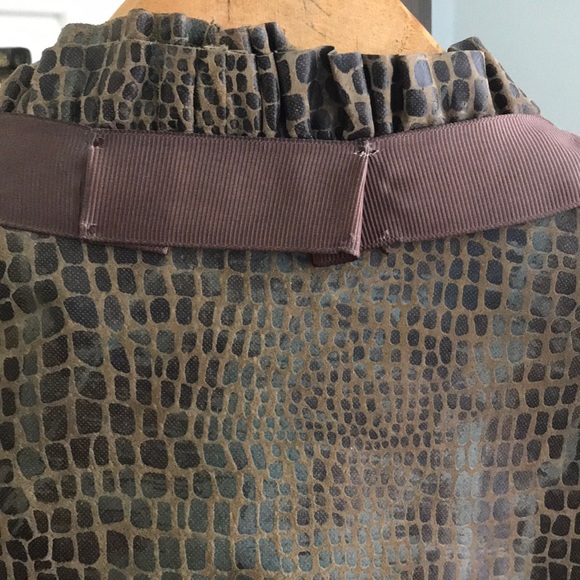 Pamela McCoy NWOT vintage leather jacket. 2X. - Picture 6 of 7